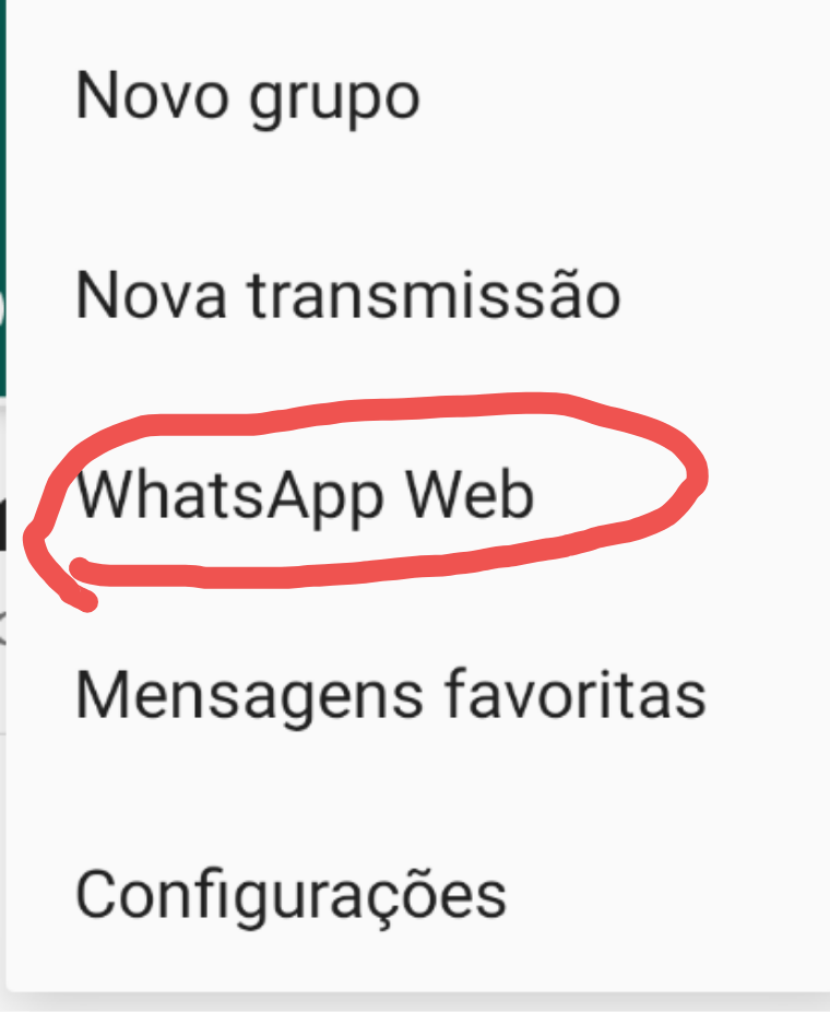 Opções de Configuração do Whatsapp Web